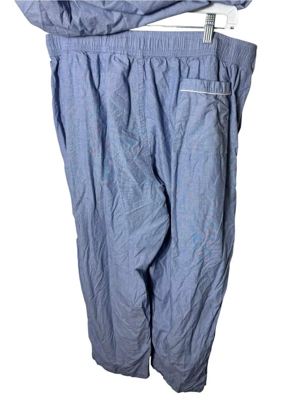 J crew men’s xxl 100%‎ cotton poplin pajama set long sleeve